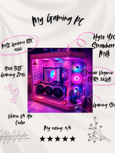 My Pink Gaming PC🎮